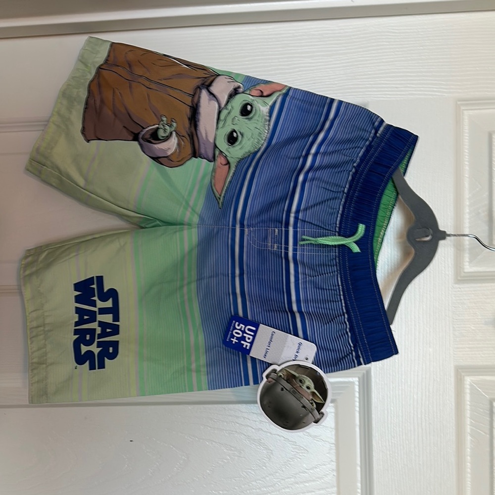 Star Wars Baby Yoda Swim Trunks